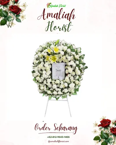 Krans Bunga Duka Cita di Rambay